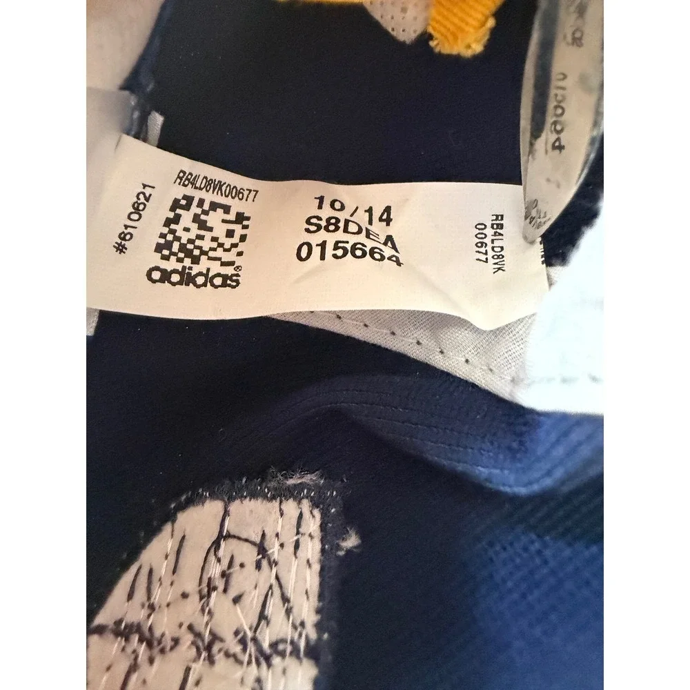 Adidas LA Galaxy MLS Youth Snapback Hat Navy Blue Grey Flat Brim Cap S8DEA